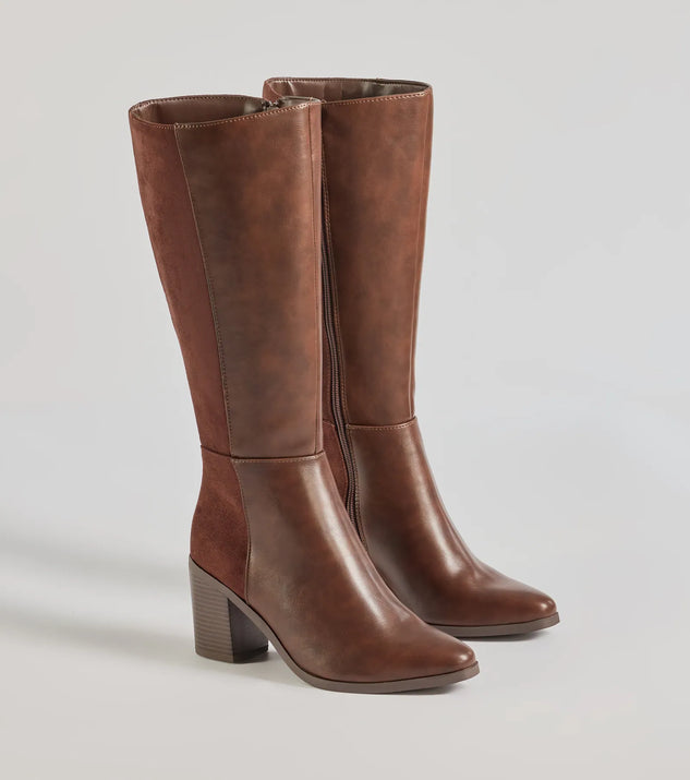 
Upgrade your style game for 2025 with the Slay The Scene Under-The-Knee Block Heel Boots in brown, perfect for any fashion-forward wardrobe.