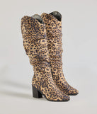 
Upgrade your style game for 2025 with the Strut In Style Slouched Under-The-Knee Boots in leopard, perfect for any fashion-forward wardrobe.