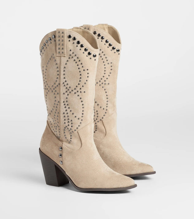 Moving Along Studded Cowboy Boots | Windsor