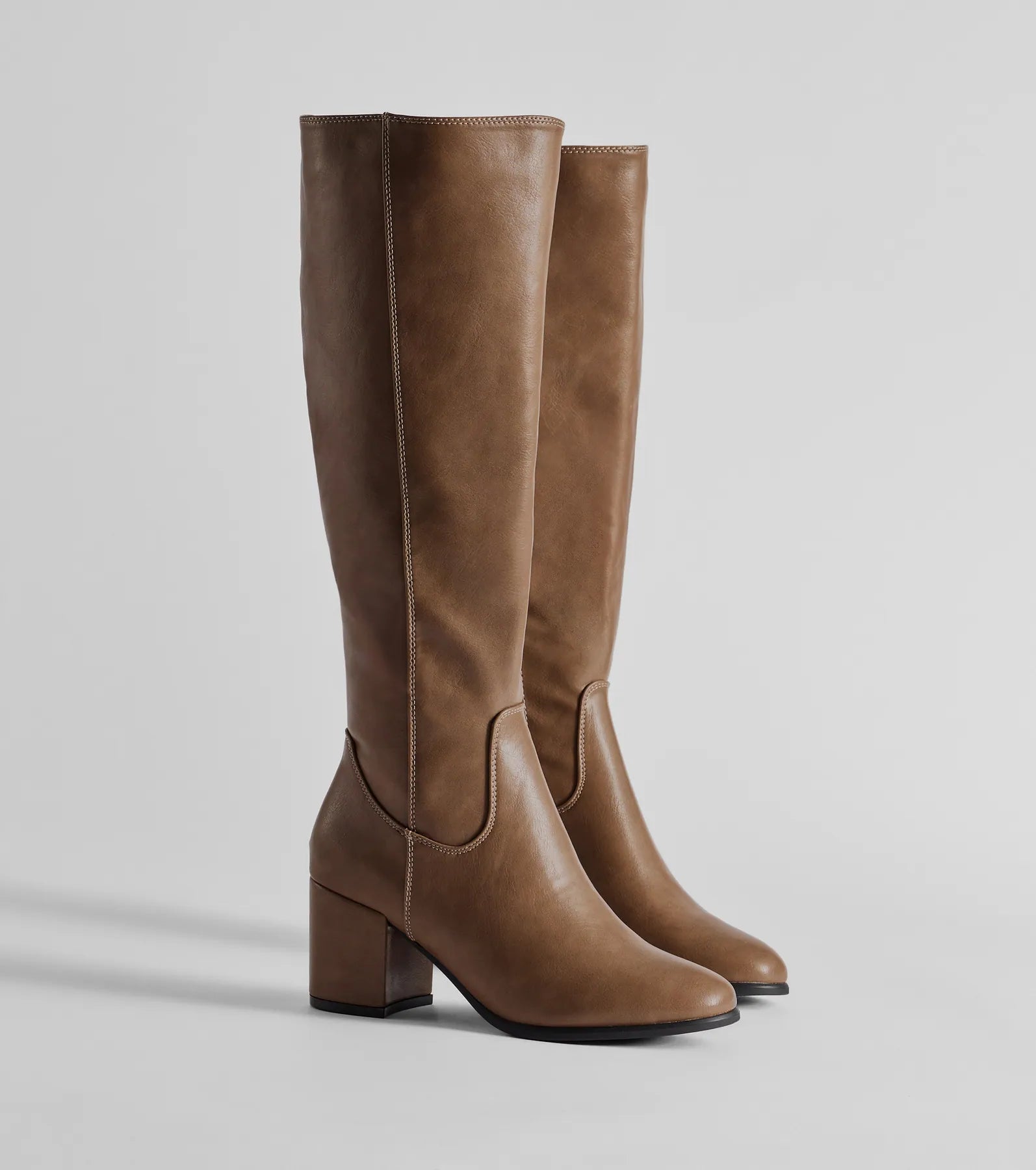 Chic Strides Faux Leather Under-The-Knee Boots | Windsor