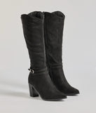 
Upgrade your style game for 2025 with the Fab Slay Buckle Strap Under-The-Knee Boots in black, perfect for any fashion-forward wardrobe.