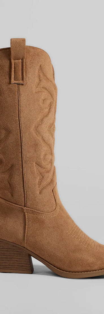 Get inspired with the Country Threads Western Microsuede Cowboy Boots, a feed-worthy camel brown piece that’s part of Windsor's updated and curated women’s clothing edit packed with must-have fall outfit ideas.