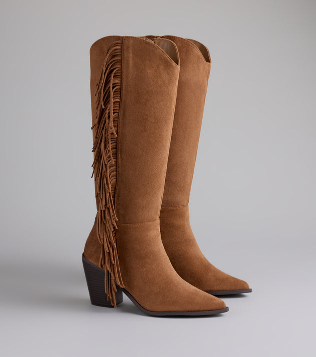 Windsor Fringe Worthy Cowboy Knee High Boots Sale