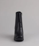 Tough Love Platform Block Heel Booties