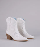 Full Bloom Floral Cowboy Booties