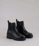 Instant Edge Platform Ankle Booties