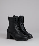 City Chill Platform Combat Boots
