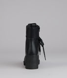 City Chill Platform Combat Boots