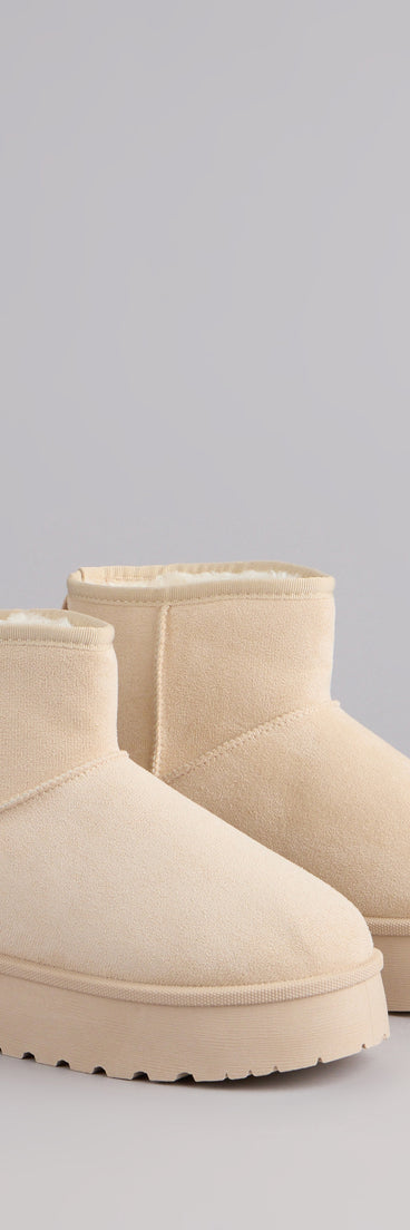 This piece brings trend-right energy to the Toasty Steps Cozy Platform Booties, perfect for fall outfits that stand out.