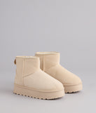 Toasty Steps Cozy Platform Booties