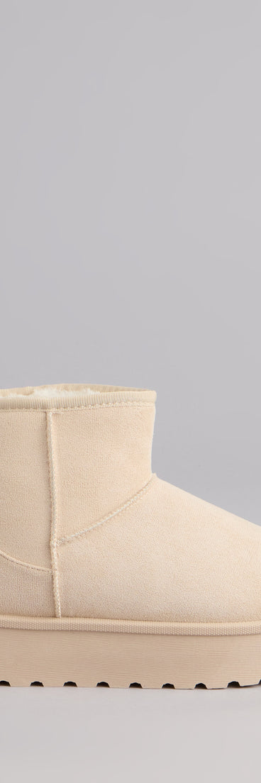 Toasty Steps Cozy Platform Booties