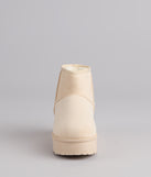 Toasty Steps Cozy Platform Booties