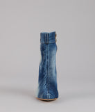 City Blues Denim Stiletto Booties