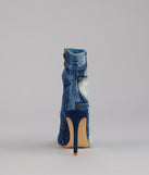 City Blues Denim Stiletto Booties