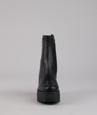 Power Stomp Platform Ankle Booties