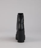 Power Stomp Platform Ankle Booties