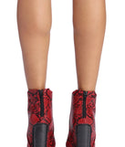 Stepping Out In Snake Booties
