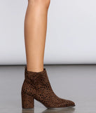 On The Run Leopard Booties