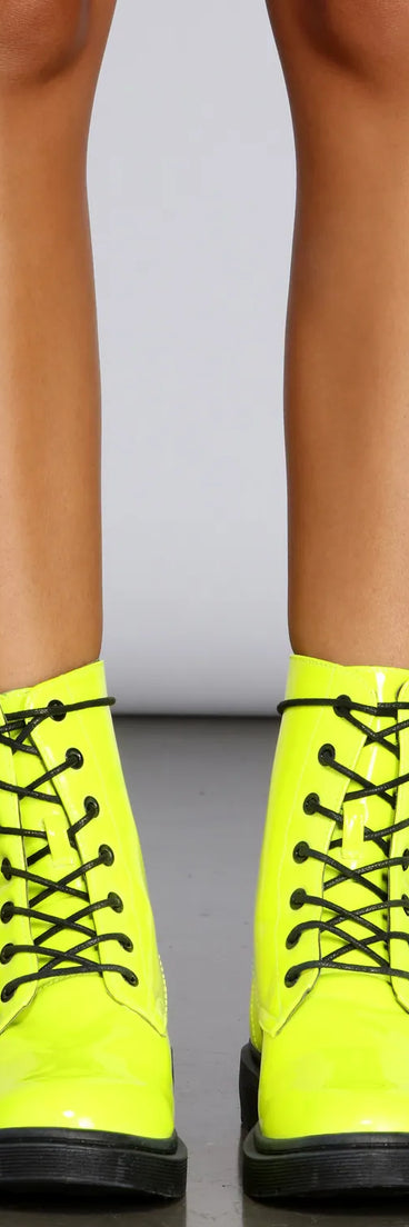 Lead On Combat Boots