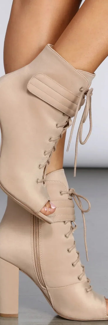 Work It Out Heeled Booties