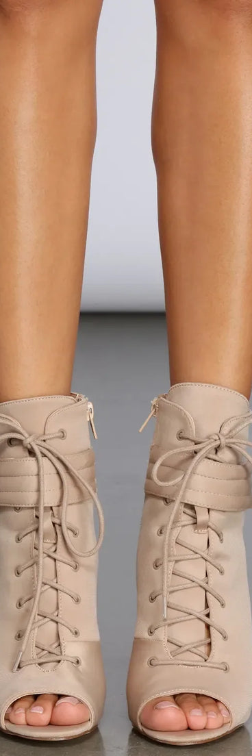 Work It Out Heeled Booties