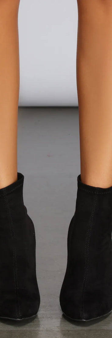 She's A Boss Lucite Booties