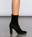 Top That Faux Suede Ankle Booties