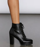 Platform Faux Leather Booties