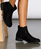 Easy Going Faux Suede Ankle Booties