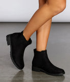 Easy Going Faux Suede Ankle Booties