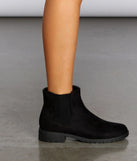 Easy Going Faux Suede Ankle Booties