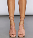 So Stacked Lace-Up Sandals