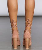 So Stacked Lace-Up Sandals