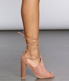 So Stacked Lace-Up Sandals