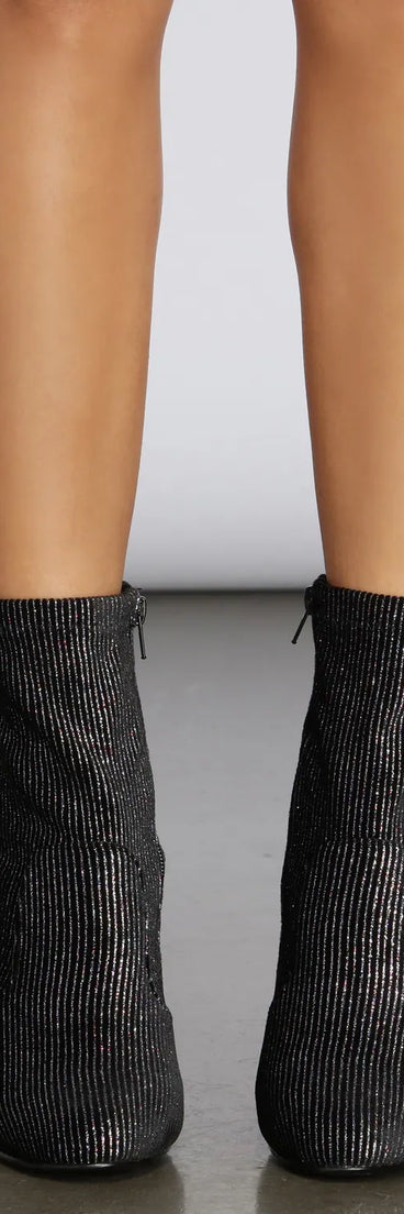 Disco Daze Velvet Booties