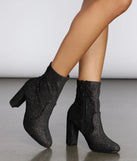 Disco Daze Velvet Booties