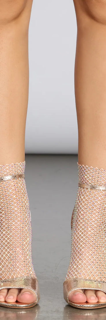 I'm Your Gift Heat Stone Stiletto Booties