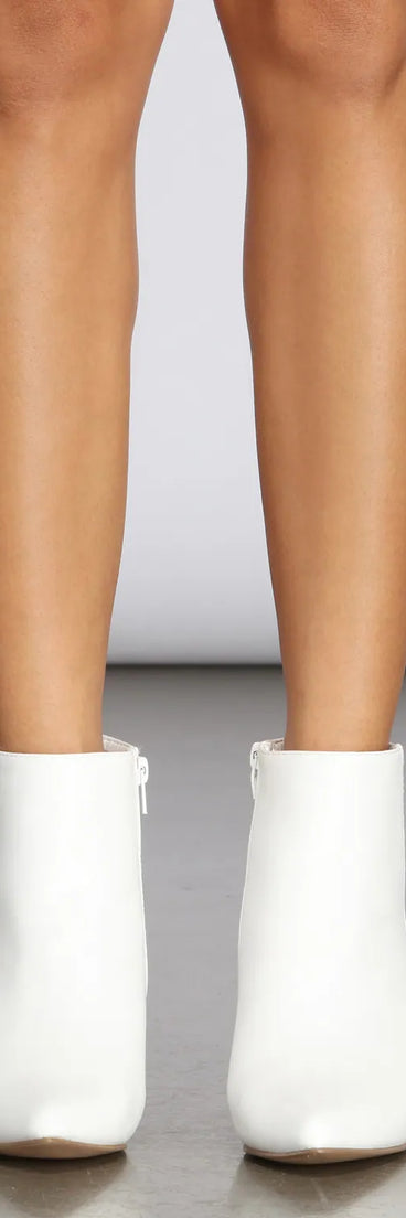 Miss Mod Point Toe Booties
