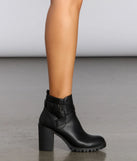 More Than A Crush Faux Leather Booties