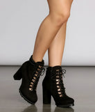 Givin' Me Life Lug Heeled Booties