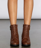 True To Me Faux Leather Booties