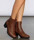 True To Me Faux Leather Booties