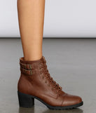 True To Me Faux Leather Booties