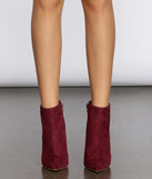 Sunday Funday Faux Suede Heel