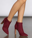 Sunday Funday Faux Suede Heel