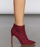 Sunday Funday Faux Suede Heel