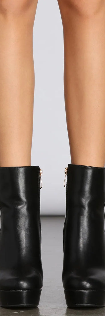 Keep Ya Head Up Platform Booties