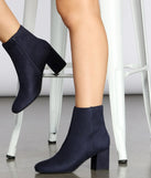 Don't Tempt Me Faux Suede Booties