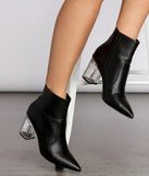 The Little Details Faux Leather Booties