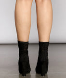 Doin' It For Me Lace Sock Booties